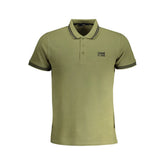 Cavalli Class Green Cotton Polo Shirt -   -  Cavalli Class.